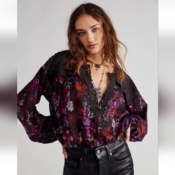 FREE PEOPLE Lulu May Feme Bodysuit, sz Small - Picture 6 of 15